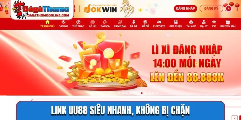 Link UU88 siêu nhanh, không bị chặn